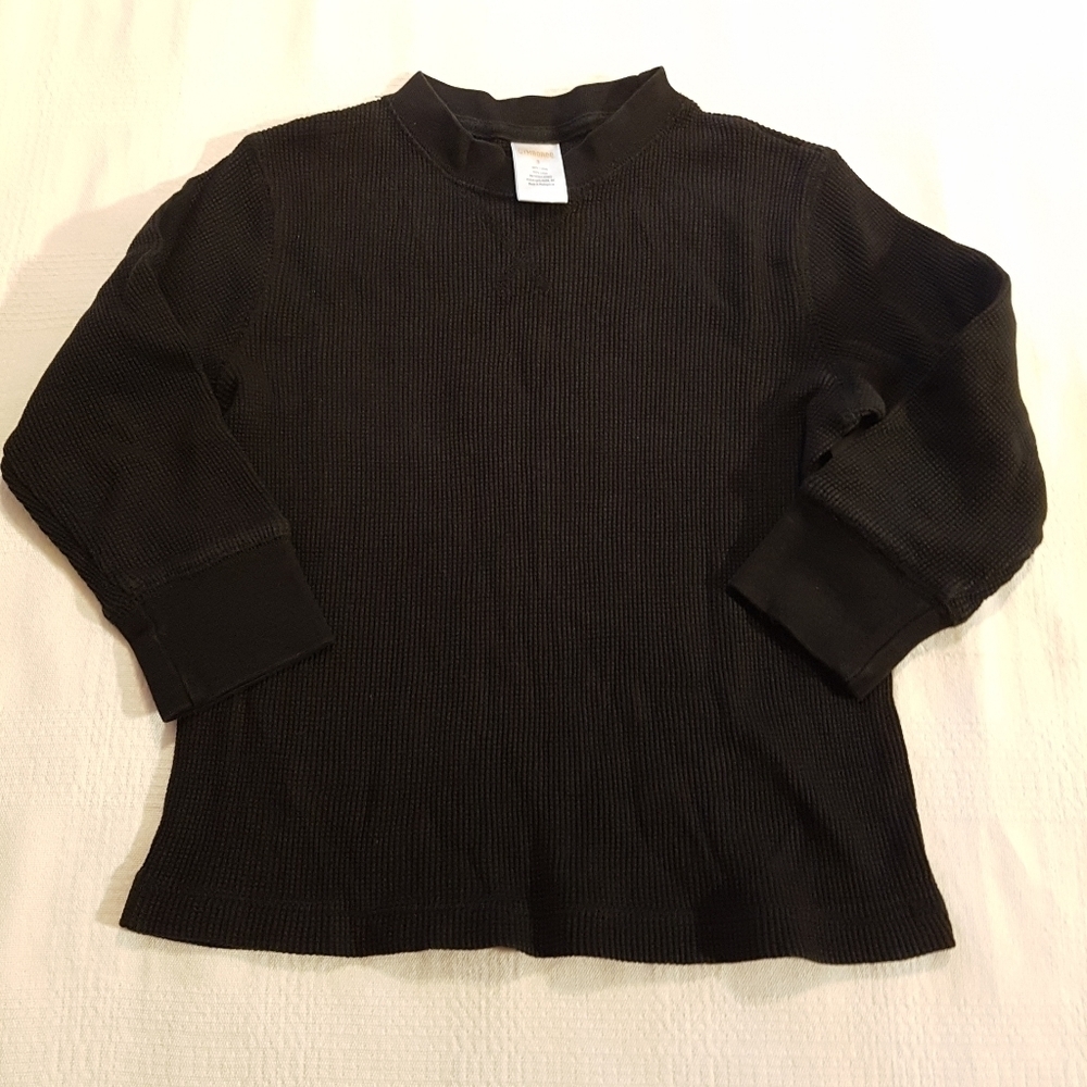 Gymboree boys size 3 long sleeved waffle shirt